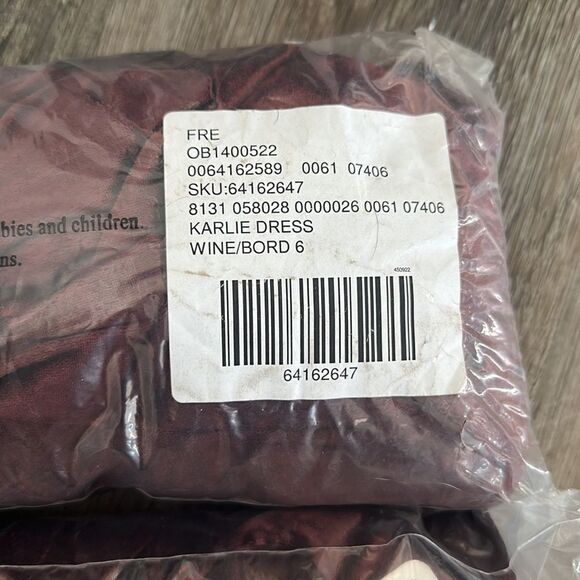 Free People Karlie Sleeveless Velvet Maxi Dress in Wine NWT - Picture 4 of 4